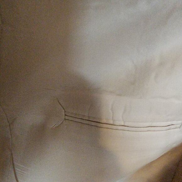 Cellini Linea Uomo Men's 100% Linen Blazer Sport Coat Lightweight Tan Coat Lined - Picture 14 of 16